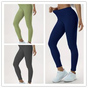 Women's Yoga Pants High Waist Lift High Elastic Tight Fitness Trousers (Option: Set5-2XL)