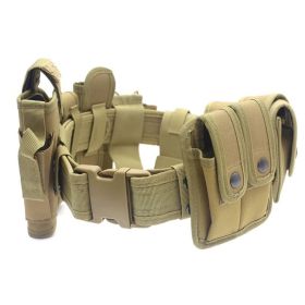 Outdoor Utility Tools Belt for Versatile Police Security Guard (Type: Tools Belt, Color: Khaki)