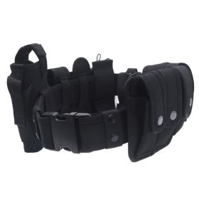 Outdoor Utility Tools Belt for Versatile Police Security Guard (Type: Tools Belt, Color: Black)