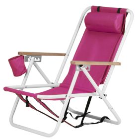 1pc 23x21.7x31.5in Beach Chair (Option: Barbie pink)